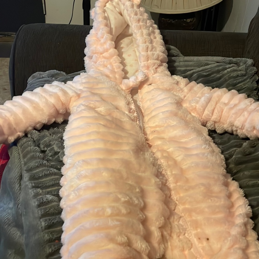 Pink Plush Onesie